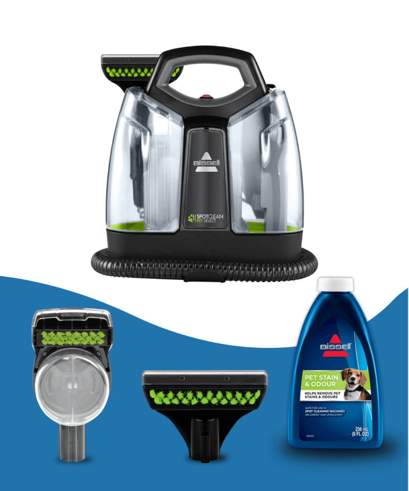 SpotClean Pet Select Evcil Hayvanlı Evlere Özel Halı – Koltuk Yıkama ve Leke Çıkarma Makinesi